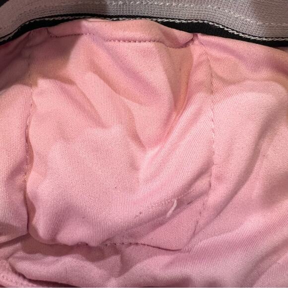 Nike Girls Pink Floral Running Shorts sz S Pink and Black - Picture 5 of 16